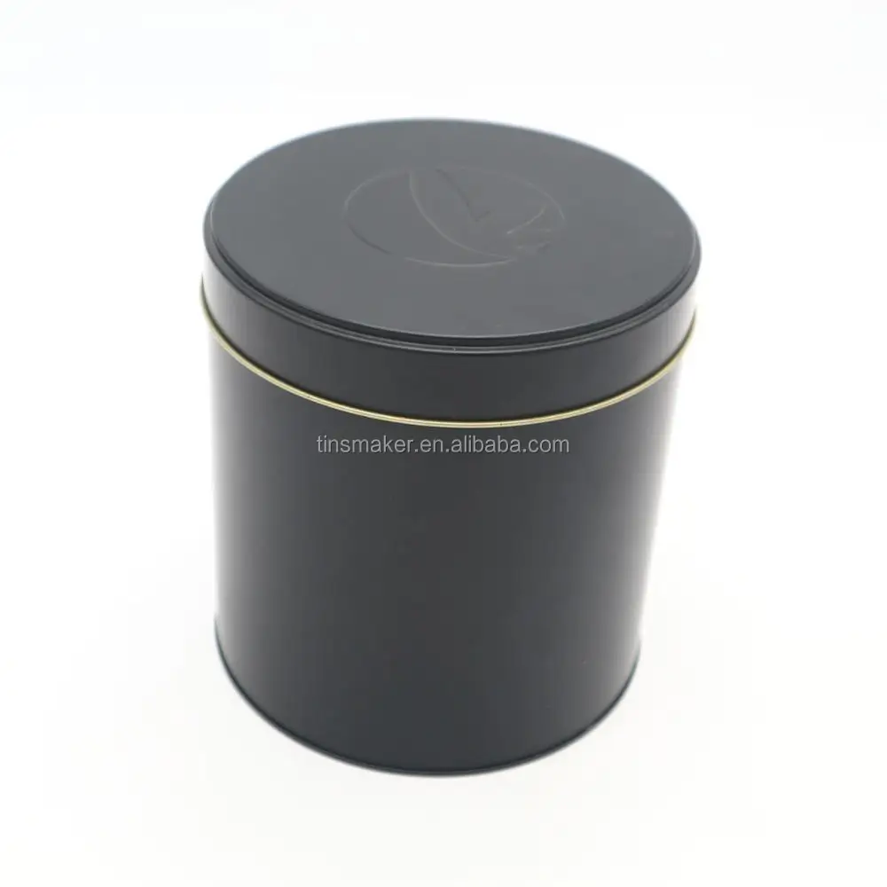 black tin can