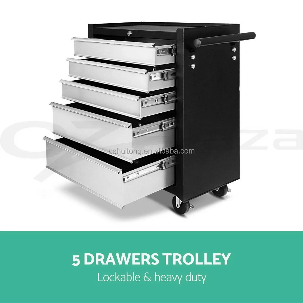 
5 Drawers metal Cabinet ToolBox Chest Trolley 