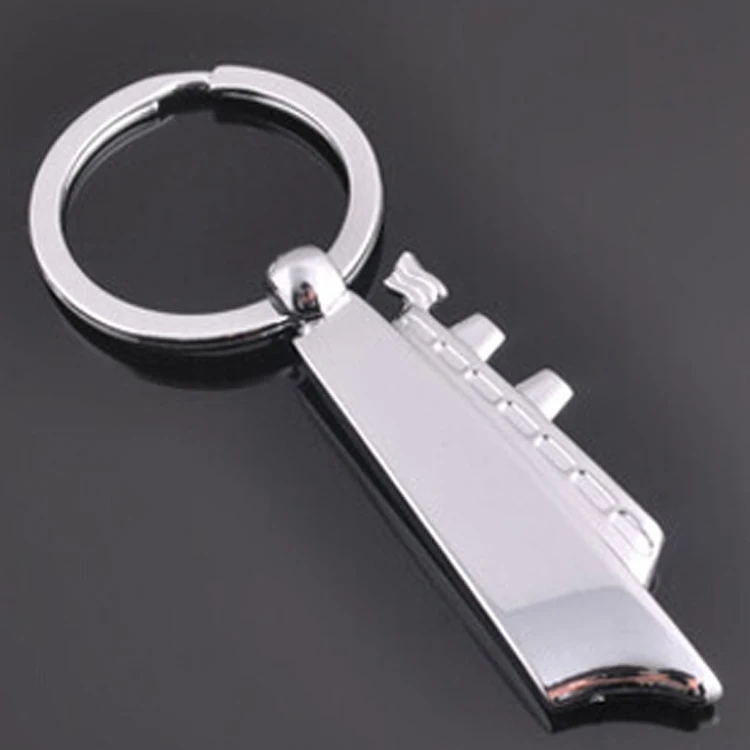 

Yacht Shaped Keyring, Nickel