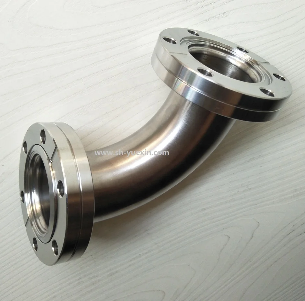 Cf Conflat Ultra High Vacuum Flange Elbow Fittings Rotatable Nipple For Vacuum Opticalphysical 