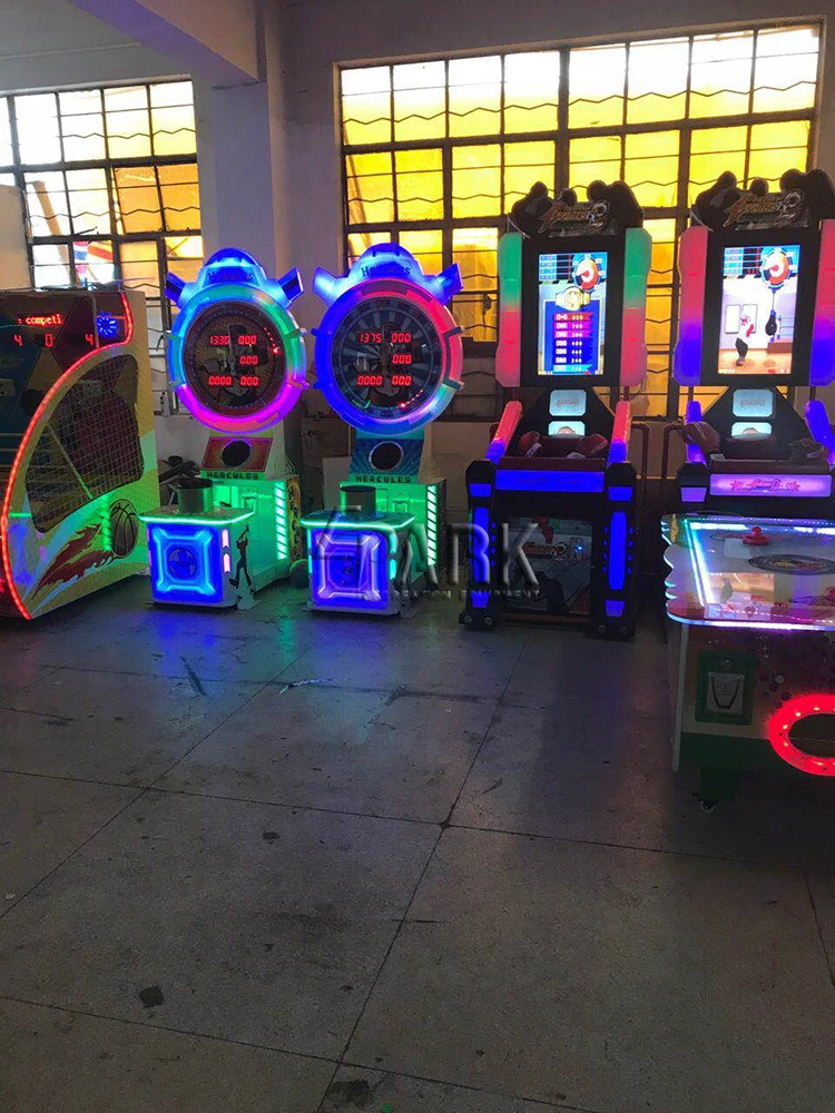 China Amusement Park Equipment Supplier Arcade Strength Test Range Coin