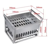 

Industrial 40 Cavitis Stainless Steel Ice Cream popsicle mould mold with full 304