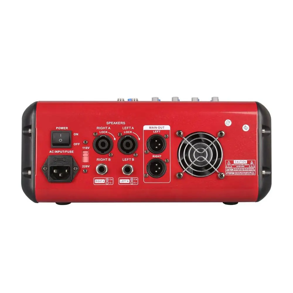 4 Channel Professional Mixing Amplifier Amp Powered Mixer Power Audio