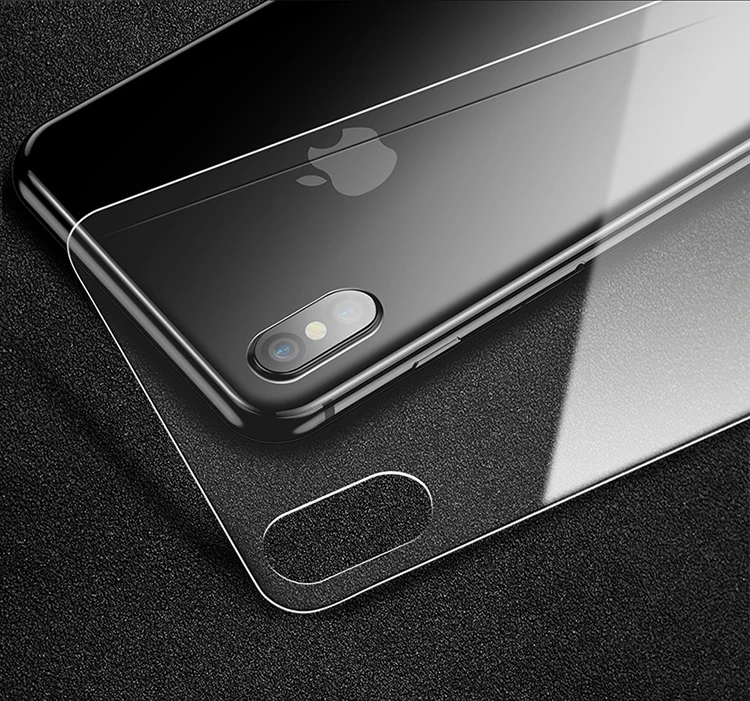 For Iphone X Front + Back Glass Protector 2.5d Ultra Clear Screen