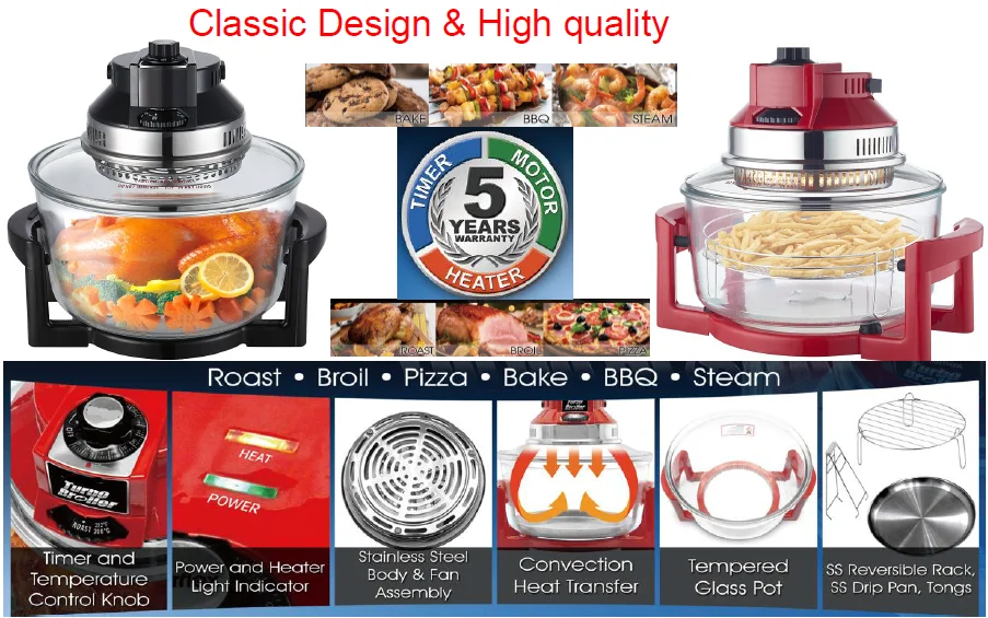 kitchen use electric halogen oven convection oven