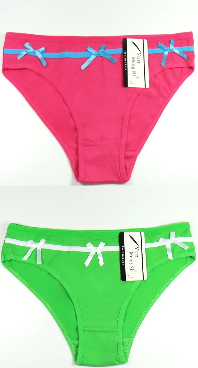 Yun Meng Ni Cute Bow Print Wholesale Young Girl Underwear Models - Buy ...