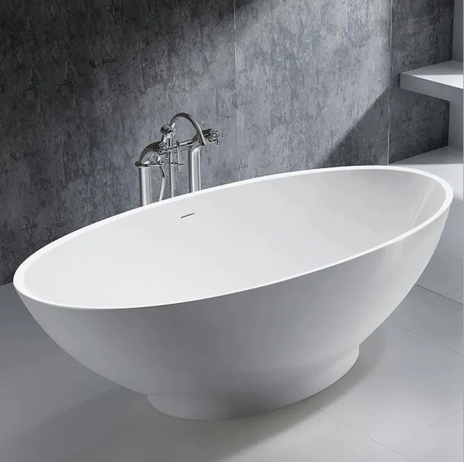Hot Sale Unique Design Built In Bathtub,Acrylic Stone Used Bathtub