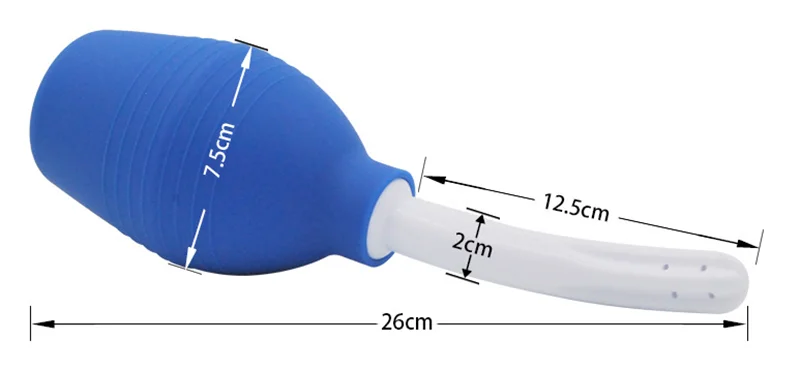 Medical Grade Silicone Enema Bulb Syringe Aginal And Anal Douche For Men And Women Capacity