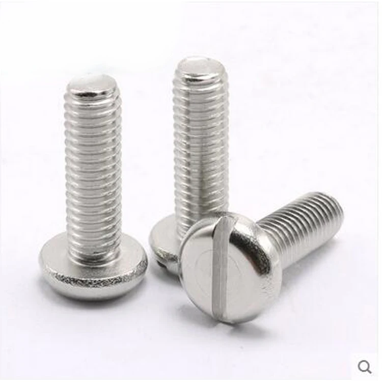 
DIN85 Stainless Steel Slotted Pan Head Screw with ISO certification 