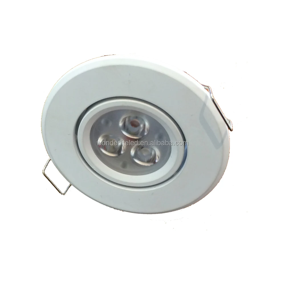 Recessed mini LED downlight private model cut size 50mm led display cabinet light 3w