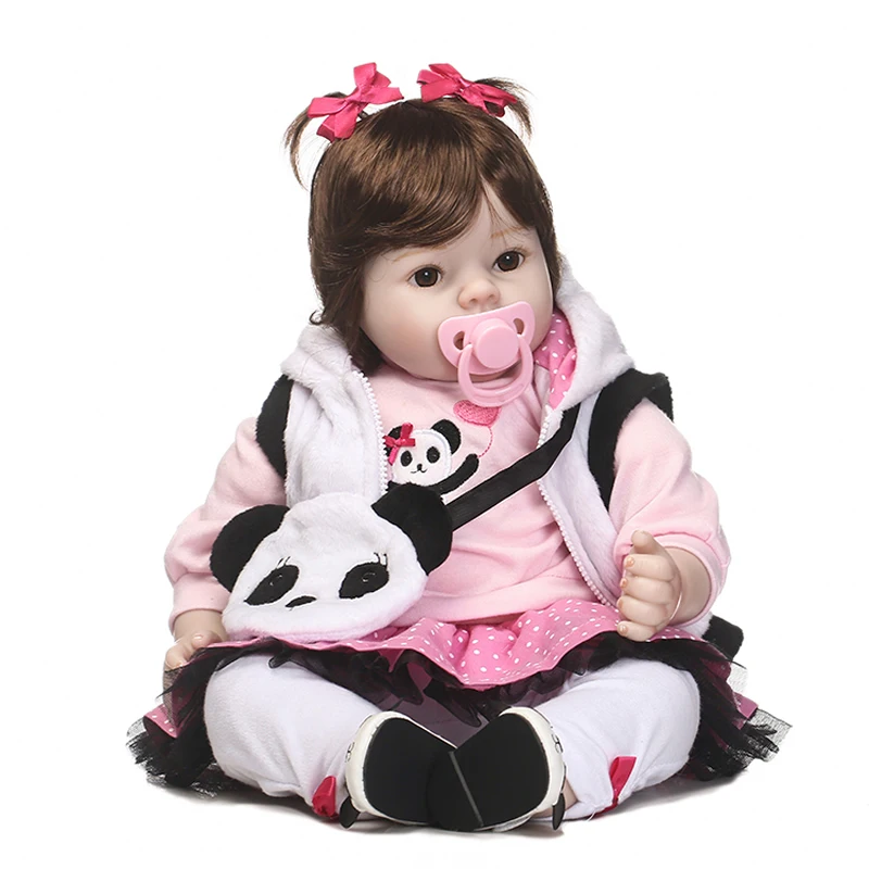 33 Best Photos Reborn Baby Dolls With Hair / 60cm Big Girl Reborn Baby Dolls Soft Cloth Body Toddler Girl Doll Real Size Look 65 96 Picclick Uk