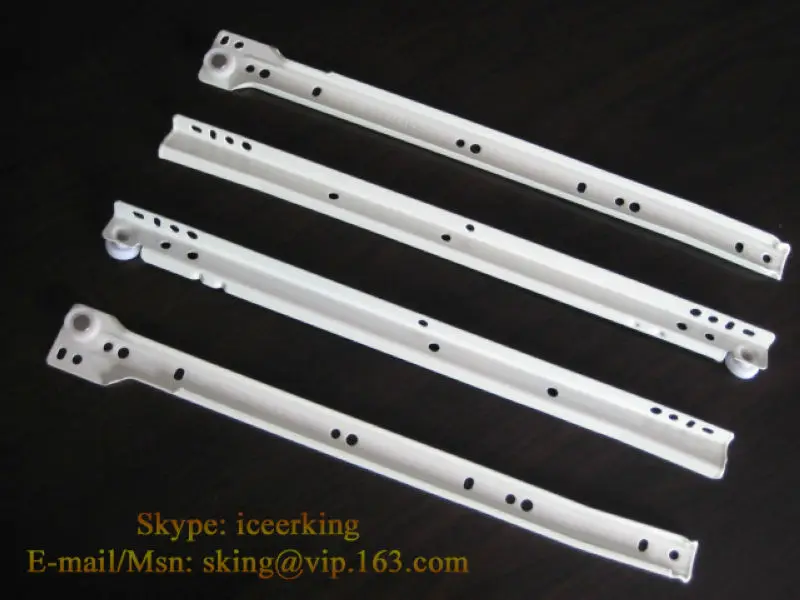 Powder Coating Euro Drawer Slides Xy 002 Self Closing Bottom