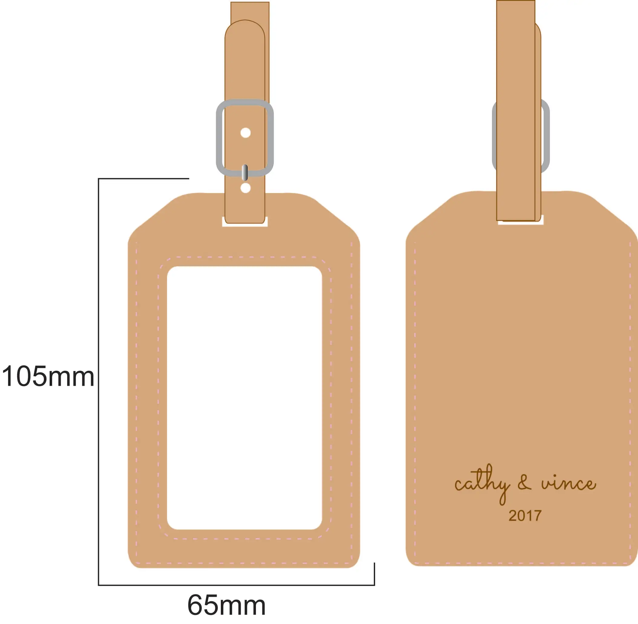 high end luggage tags