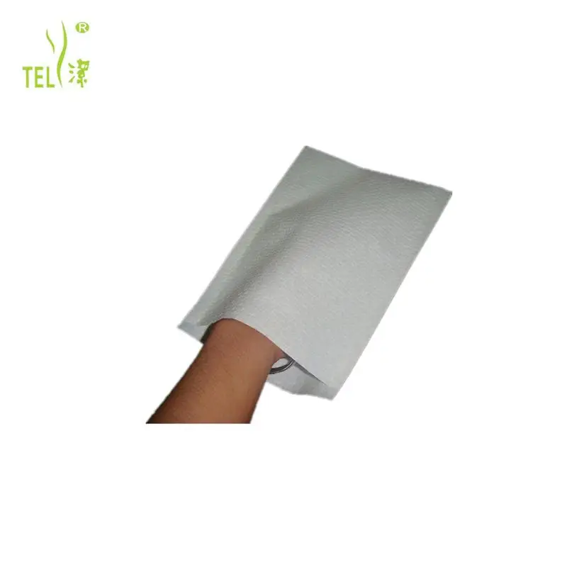 Disposable Nonwoven Body Washing Gloves for bed-ridden patients