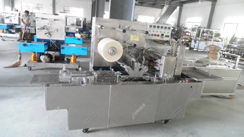 Carton Chocolate Soap Wrapper CD Packaging Tea Box Packing Production Perfume Box Overwrapping Small Cellophane Wrapping Machine
