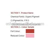 Organic Pigment Red 3/PR3/ Toluidine Red RN For printing Inks