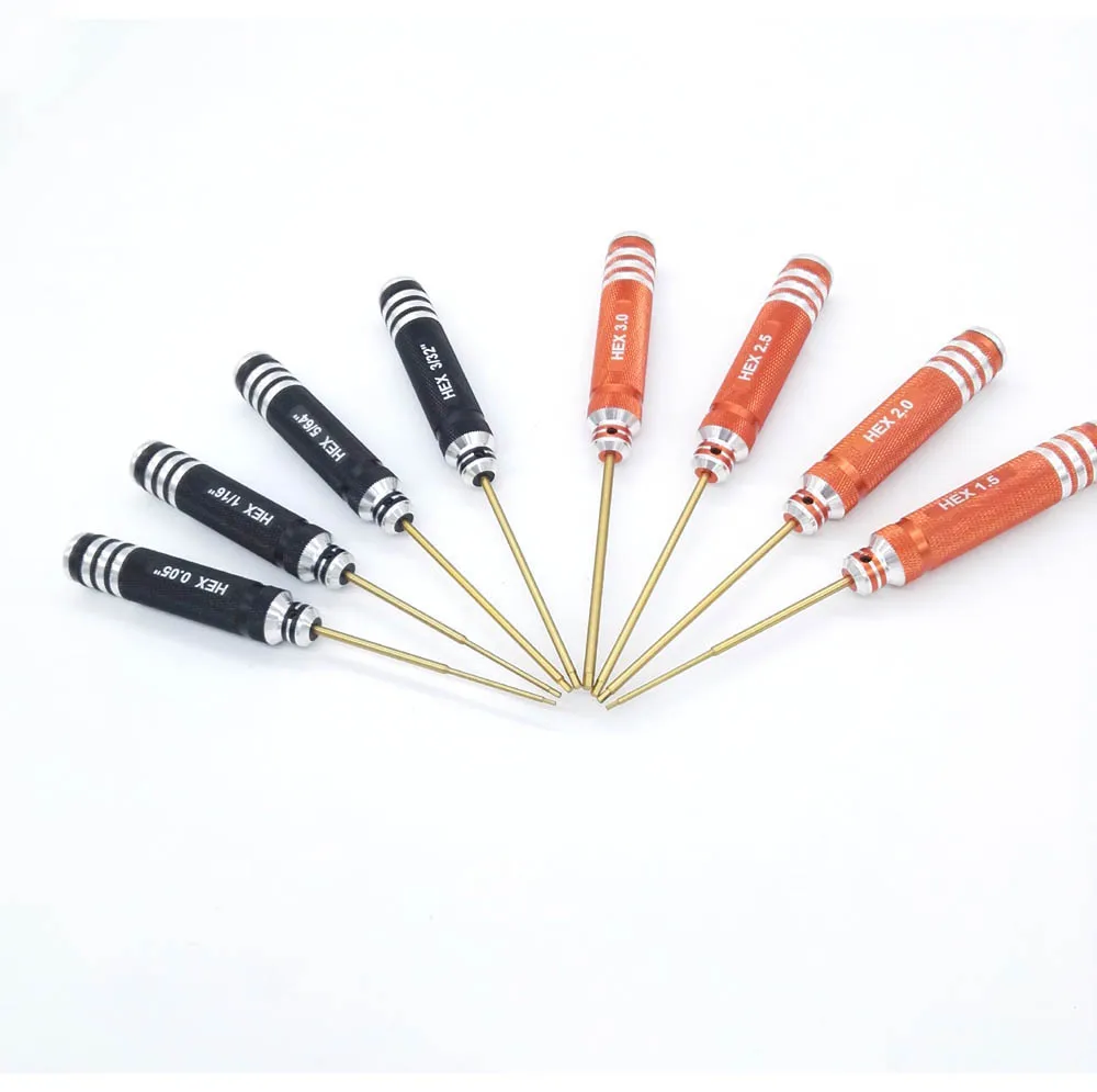 Newest Design Double Color Aluminum Handle Screwdriver For Rc