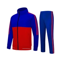 

100% polyester comfortable sports custom fitted tracksuit men for training