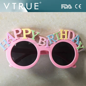 birthday party glasses
