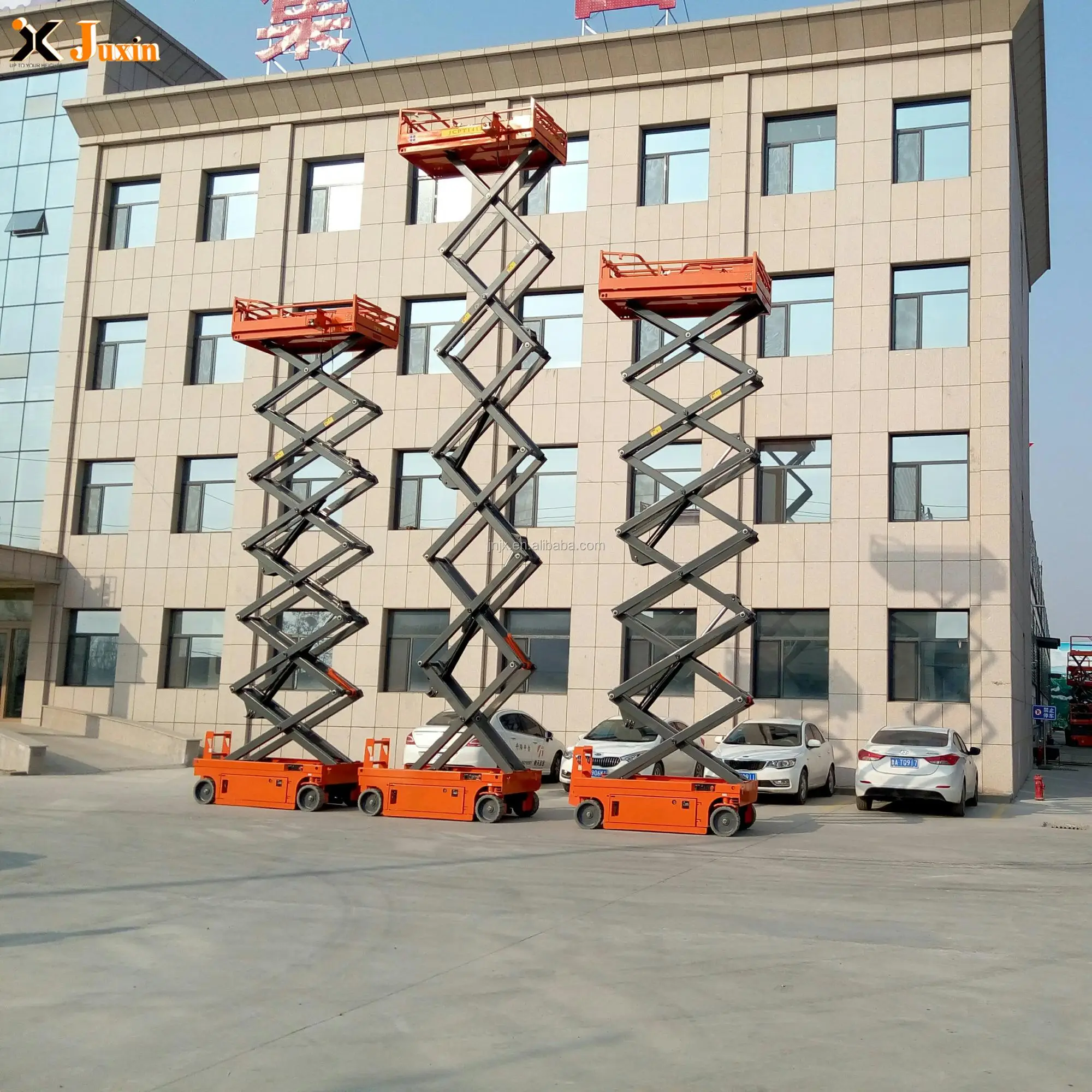 6m14m Lifting Height Outdoor Hydraulic Electric Self Propelled Mobile