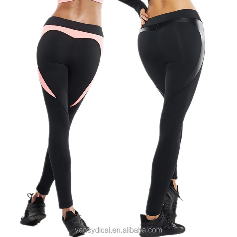 

Heart Shape Hip Sexy Womens Compression Pants Yoga Leggings With Custom Logo, N/a