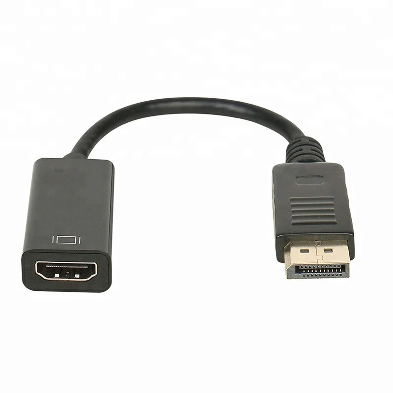
20cm Display Port to HDMI Converter Cable 1080p 