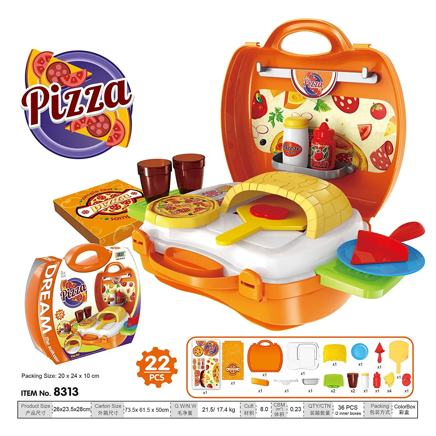 pizza maker toy set
