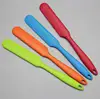 Multicolor Long Handled Scraper Multi Function Silicone Batter Mixer Nonstick Cream Spatula For Kitchen Accessories Practical
