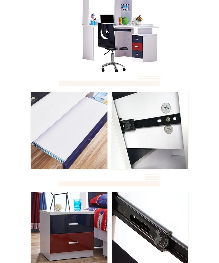 Children bed furniture kids bedroom for boy