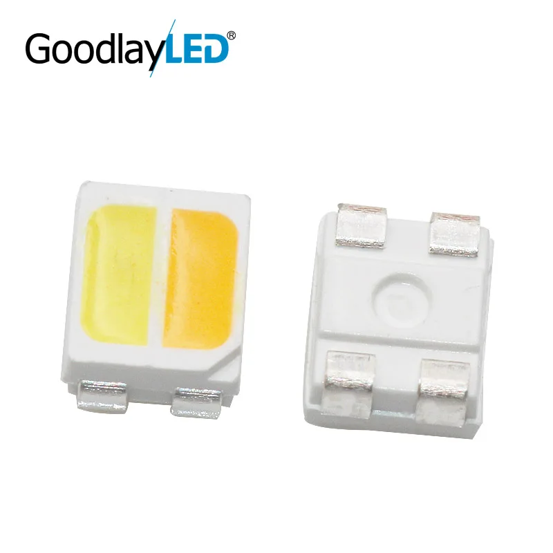 led SMD3527 white/warm white dual-color series 3527SMD LED 3000K /6000K two color 2000pcs/feel