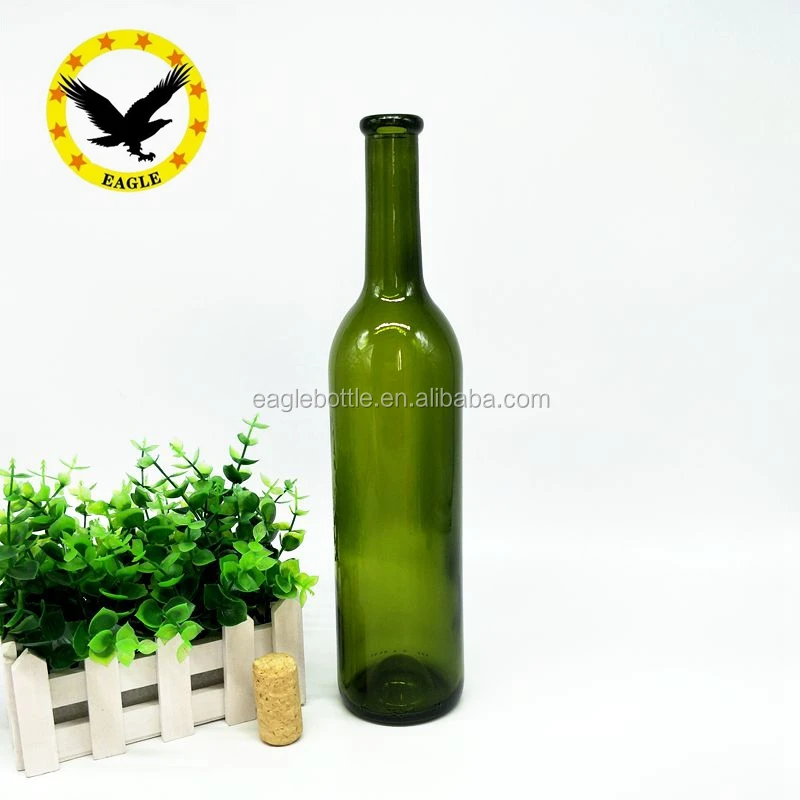 Hot Sale 750ml Antique Green Glass Empty Wine Bottle For Sale Buy