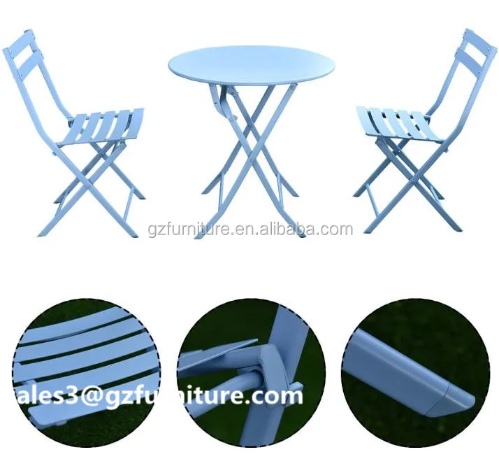 Bistro Set Patio Set 3pc Table Chairs Outdoor Furniture Wrought