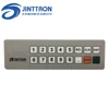 PET/PC membrane overlay with flat or embossed buttons