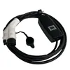 Khons mode 2 EV charger with LCD display real data with 8A 16A 32A adjustable