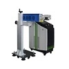 Huahai laser 10W 20W 30 W 40W Plastic Cloth Jeans Cable Other Non-metal Materials CO2 RF Online Flying Laser Marking Machine