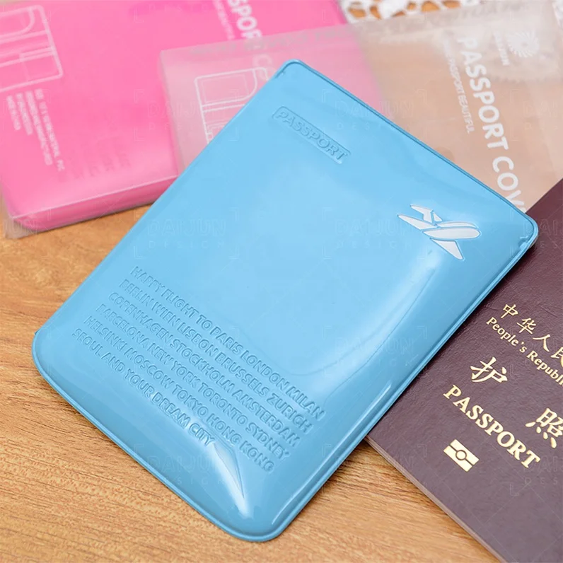 

Promotional Travel Items Wholesale Custom Logo Passport Holder For Promotion, Customized color