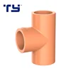Hot Sell Plastic Pipe Fitting CPVC Tee Fittings Equal Tee Fitting Standard For Irrigation