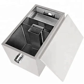 Commercial Stainless Steel Kitchen Oil Grease Trap Filter For