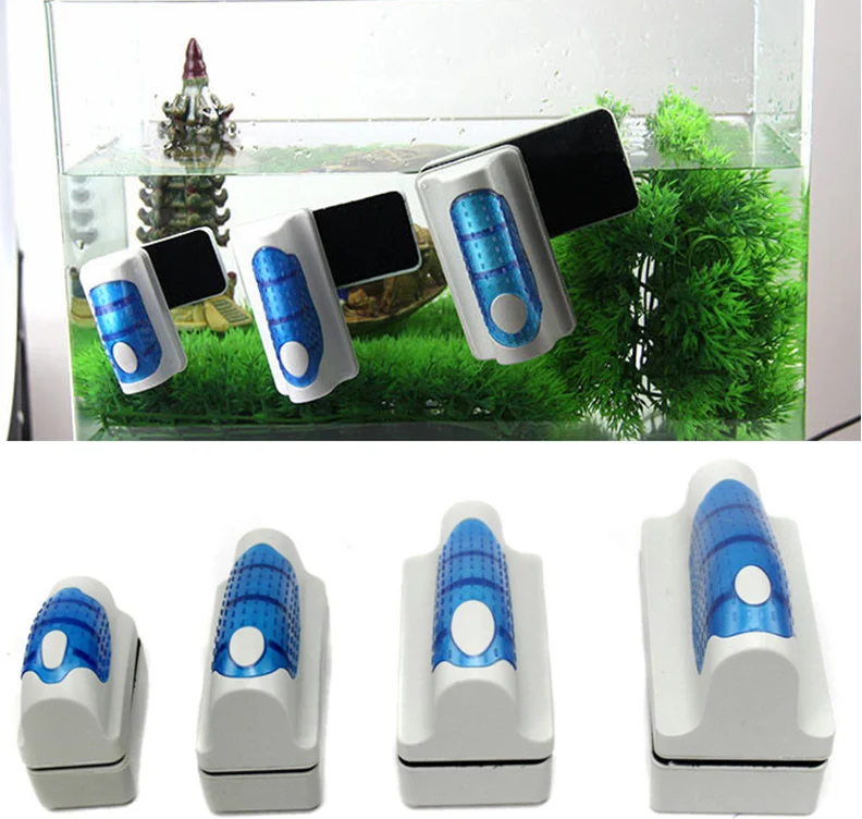 

Aquarium Glass Cleaner Multi-Size Floating Magnetic Aquarium Brush For Fish Tank