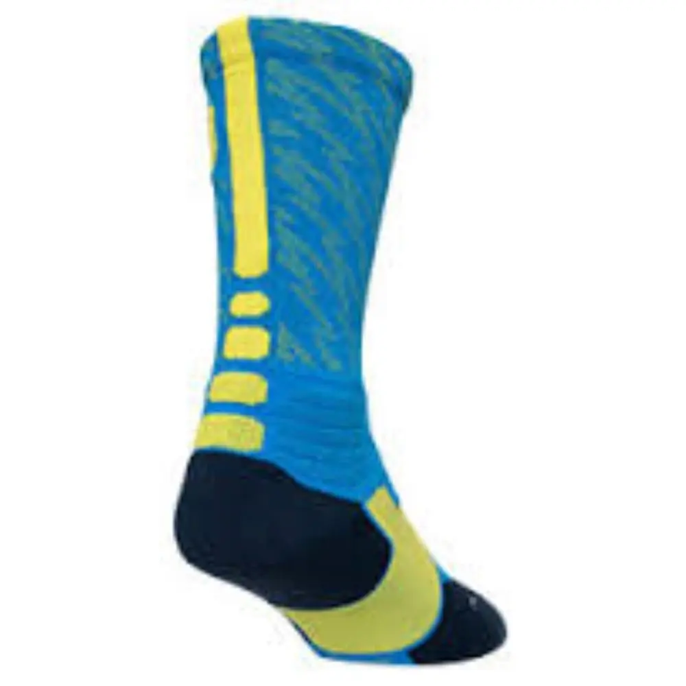 yellow and blue nike socks