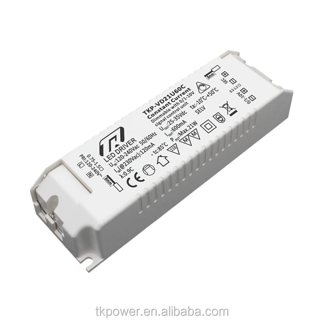 Tkp-vd21u50c Saa Ce&rohs 500ma 21w 0-10v Dimmable Led ... led drivers 0 10v dimming wiring diagram 