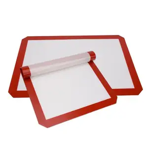 Image of 60*40cm Hot-selling Non-sticky Food Grade Fiberglass Silicone Baking Mat