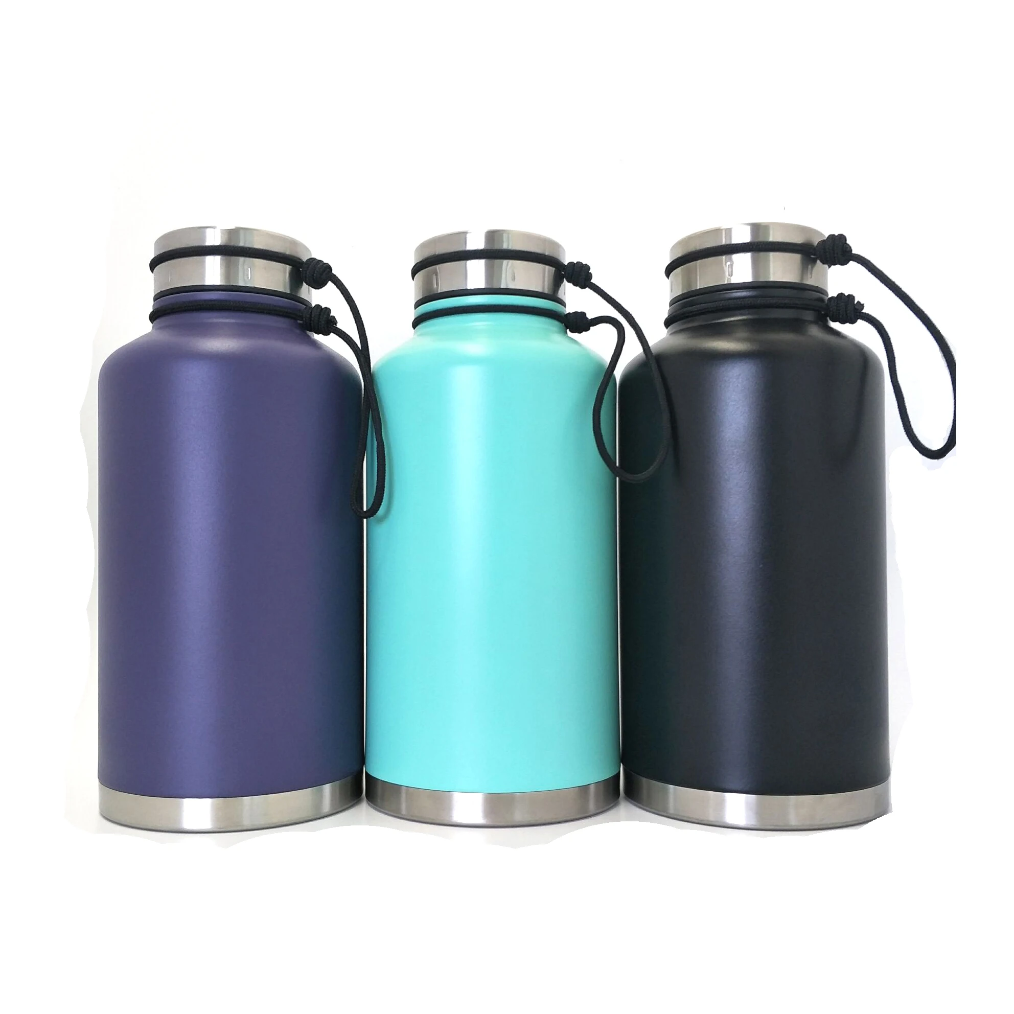 64 Oz Stainless Steel Insulated Water Bottle Custom Thermos 2000ml ...