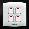 High quality hot selling 4 gang 1 way light switch wall Home Electrical Switch Socket
