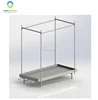 2019 New Hydroponic White EBB and flow 4ftx8ft rolling bench rolling table with vertical frame