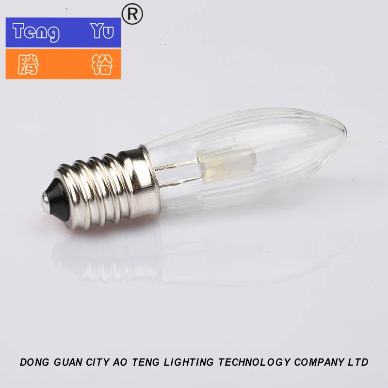 E10 C6 Candle Bridge Led Christmas Decoration Replacement Bulb 8 55v Clear Bulb Buy Led Christmas Light Replacement Bulbs E10 3w Candle Bulb Clear E10 Led Bulb Product On Alibaba Com