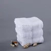 Wholesale Hotel Bathroom 100% Cotton Plain White Bath Towel Luxury Customized Logo Square Hotel Terry Towel