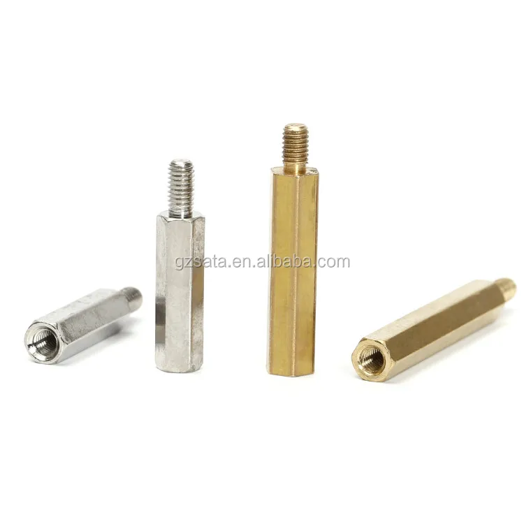 Pack of 10 4.5 mm Hex Size Small Parts M452512HMA Aluminum Male-Female Threaded Hex Standoff M2.5 Thread Size 12 mm Length