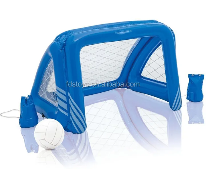 Inflatable Football Soccer Goal Net For Kids Swimming Pool Beach