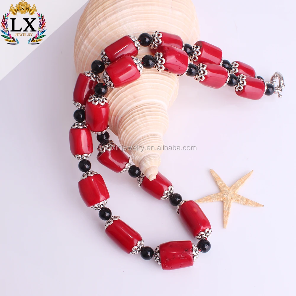 red coral necklace